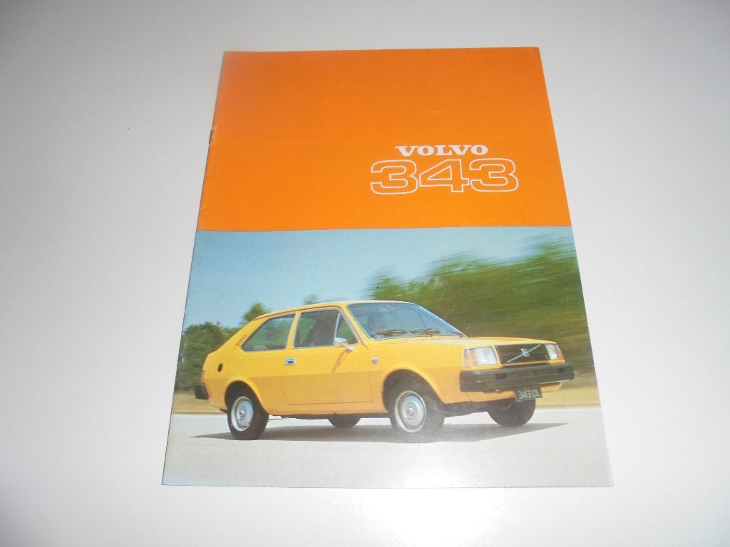 brochure Volvo 343  1977, Ophalen of Verzenden, Nieuw, Volvo