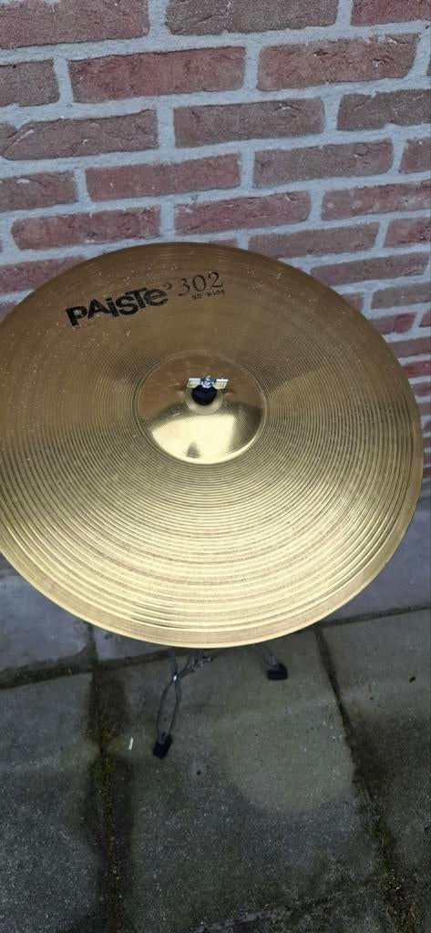 Paiste 302 20" Ride Bekken - Gebruikt, Ophalen of Verzenden, Gebruikt, Overige soorten