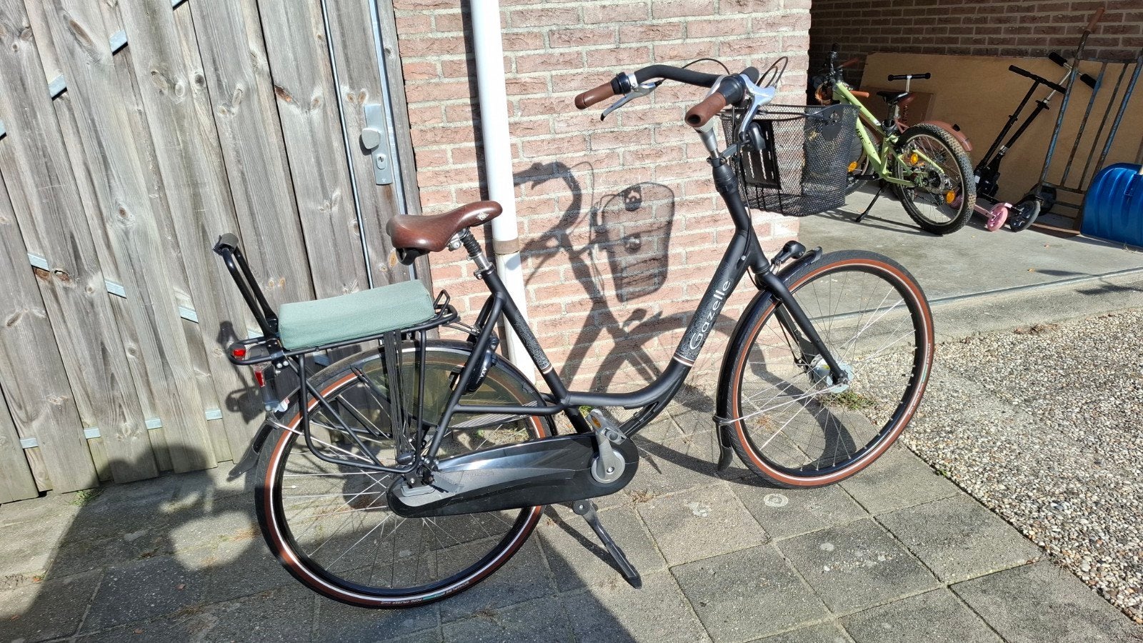 Gazelle C8 Bloom mamafiets met mandje, Ophalen, Velgrem, 56 cm of meer, Gazelle