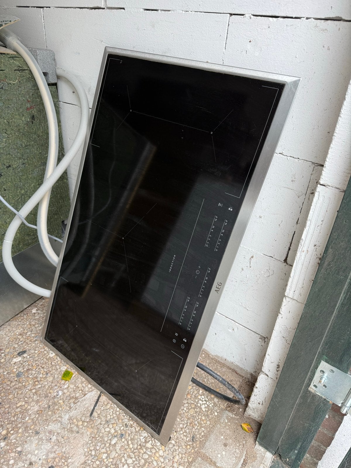 AEG IKE95454XB Inductiekookplaat uit 2021 met factuur, Ophalen, Zo goed als nieuw, Inbouw, Inductie
