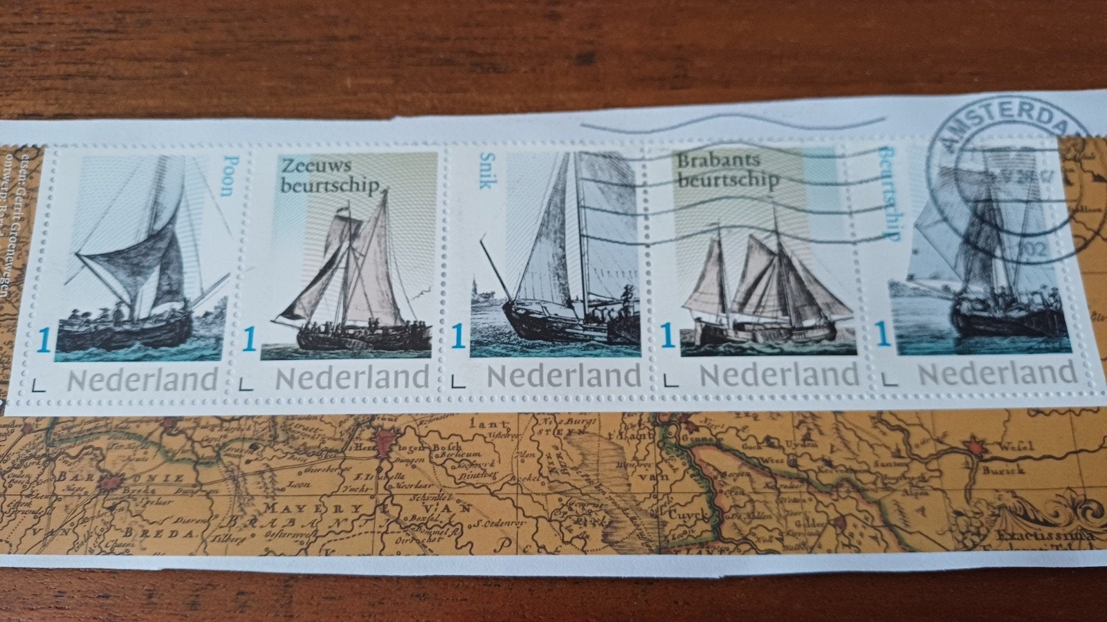 Nederland,  2025, Beurtvaart, Ophalen of Verzenden, Na 1940, Gestempeld