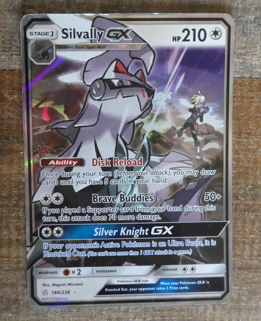 Pokémon Kaart Silvally GX 184/236., Hobby en Vrije tijd, Verzamelkaartspellen | Pokémon, Ophalen of Verzenden, Zo goed als nieuw