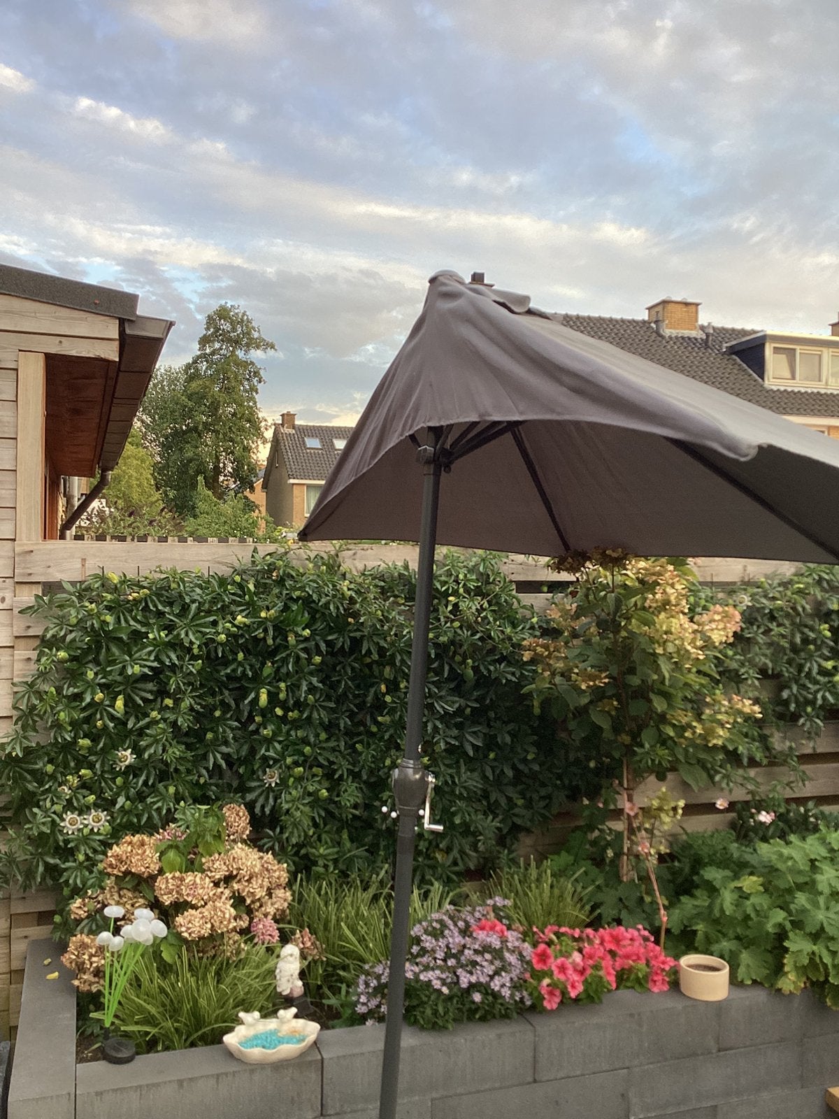 Balkonparasol, Tuin en Terras, Parasols, Ophalen, Zo goed als nieuw