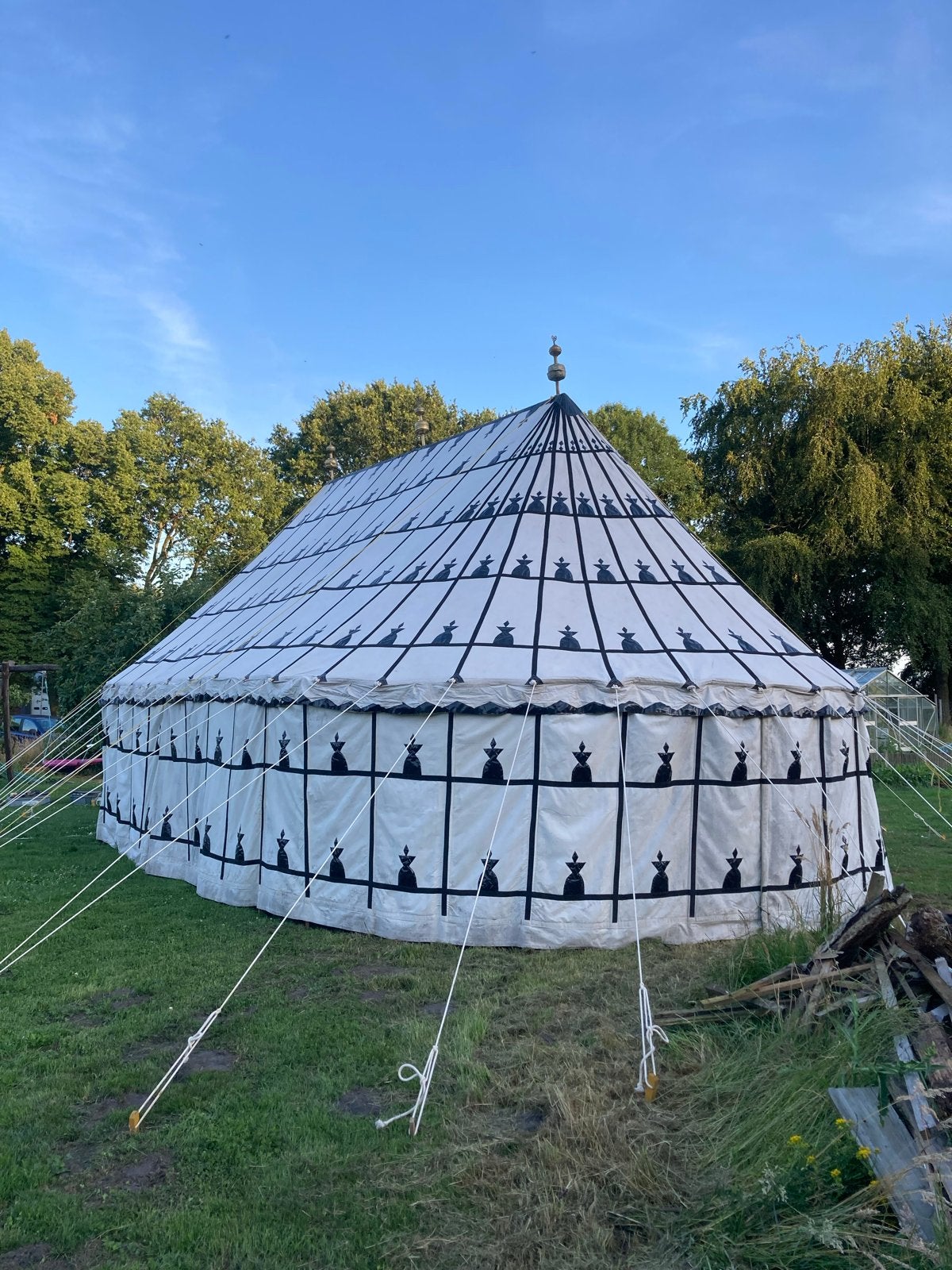 Caidale Koningstent Marokkaanse Feesttent 10x5x4.5m, Ophalen, Gebruikt, Meer dan 6