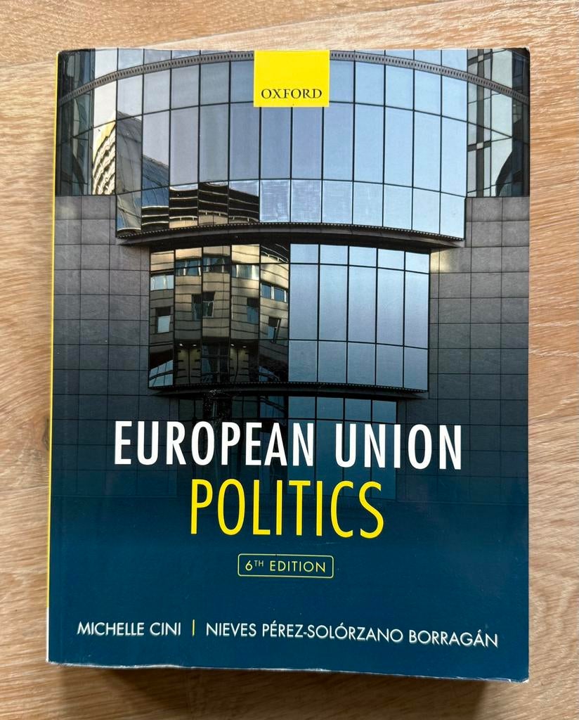 European Union Politics, Boeken, Ophalen of Verzenden, Alpha, Zo goed als nieuw, HBO