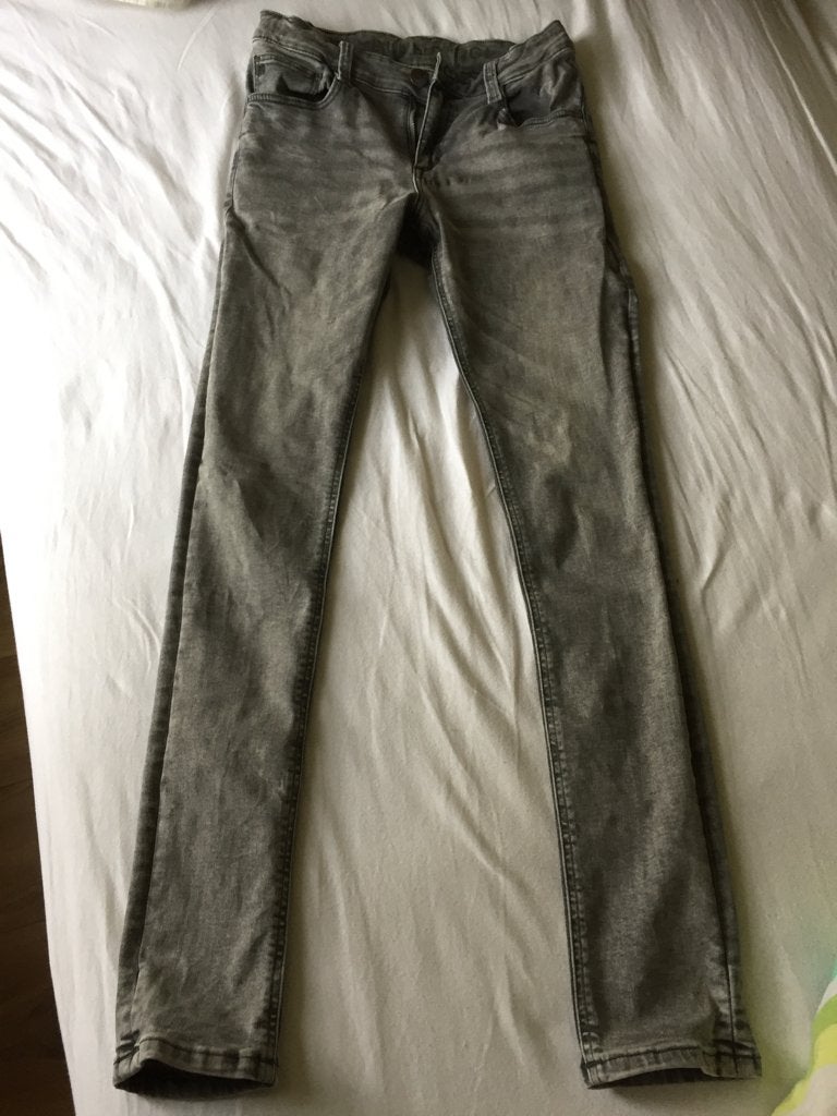 Blue Ridge super skinny jeans denim spijkerbroek 164 grijs, Broek, Jongen of Meisje, Ophalen of Verzenden, Zo goed als nieuw