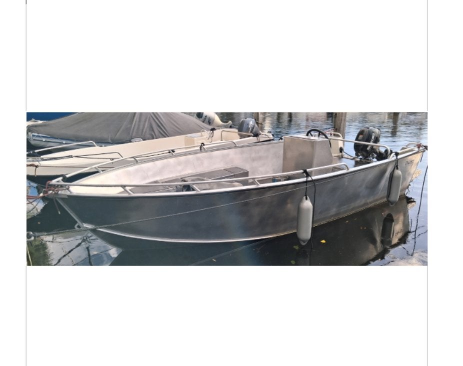 QWest open motorboot met console, Overige merken, Buitenboordmotor, Aluminium, 5 m