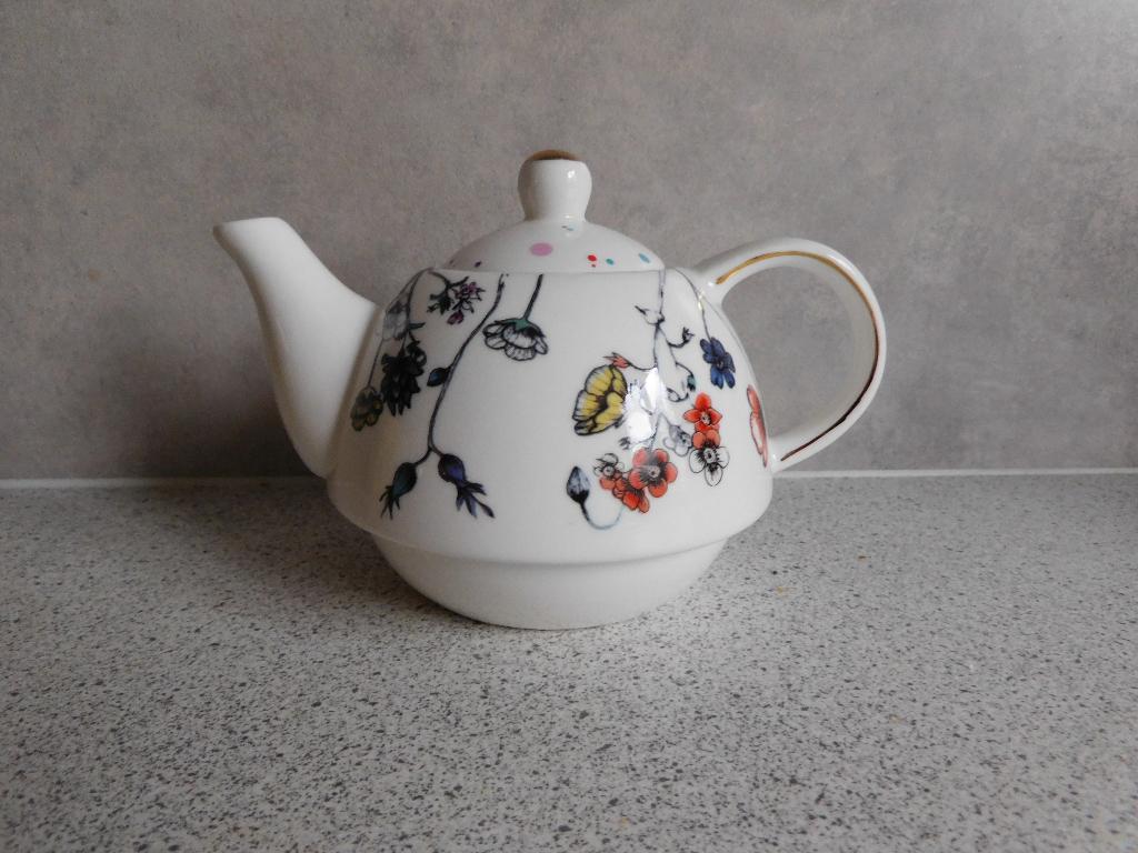 Tea for One Theepot Veldbloemen, Overige typen, Ophalen of Verzenden, Zo goed als nieuw, Overige stijlen