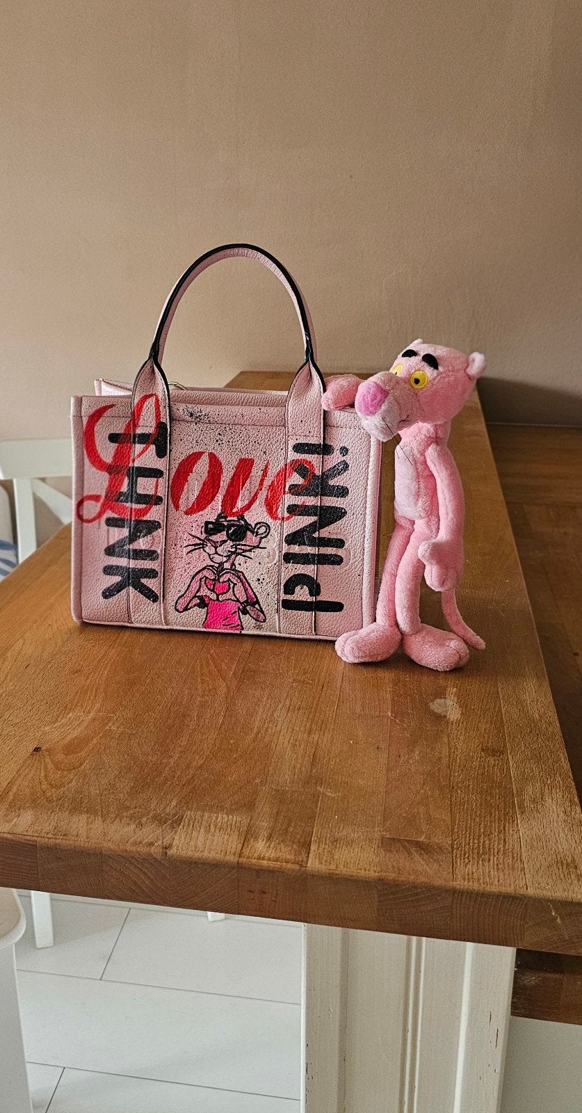 Artbag Gotta love da Pink, Ophalen of Verzenden, Nieuw, Roze, Handtas