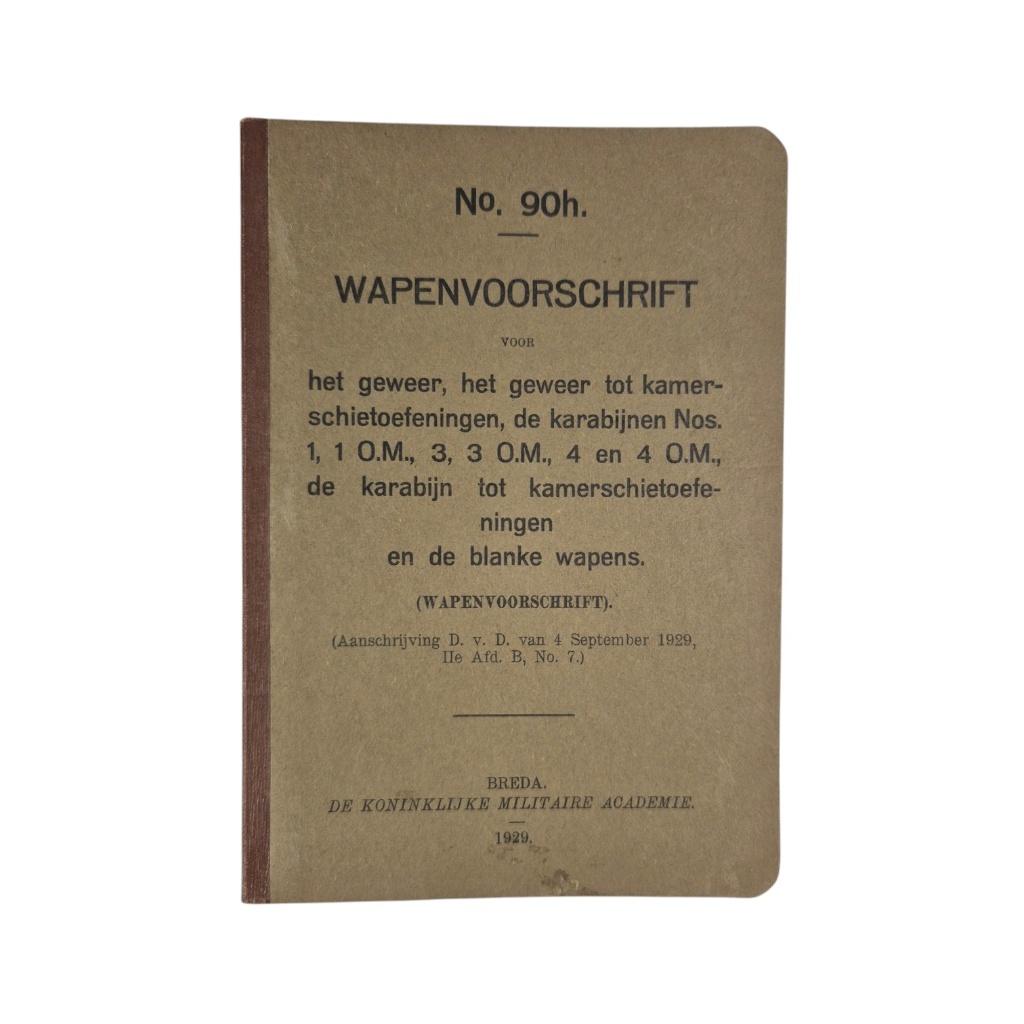 Wo2 Nederlands Wapenvoorschrift No. 90h, -, -, Ophalen of Verzenden, -