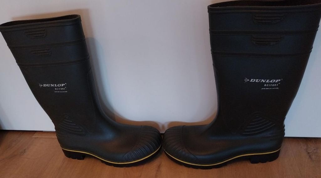 Dunlop Acifort Heavy Duty Werklaarzen – Maat 45 – ZGAN!, Tuin en Terras, Werkkleding, Dames, Ophalen of Verzenden, Dunlop, Laarzen