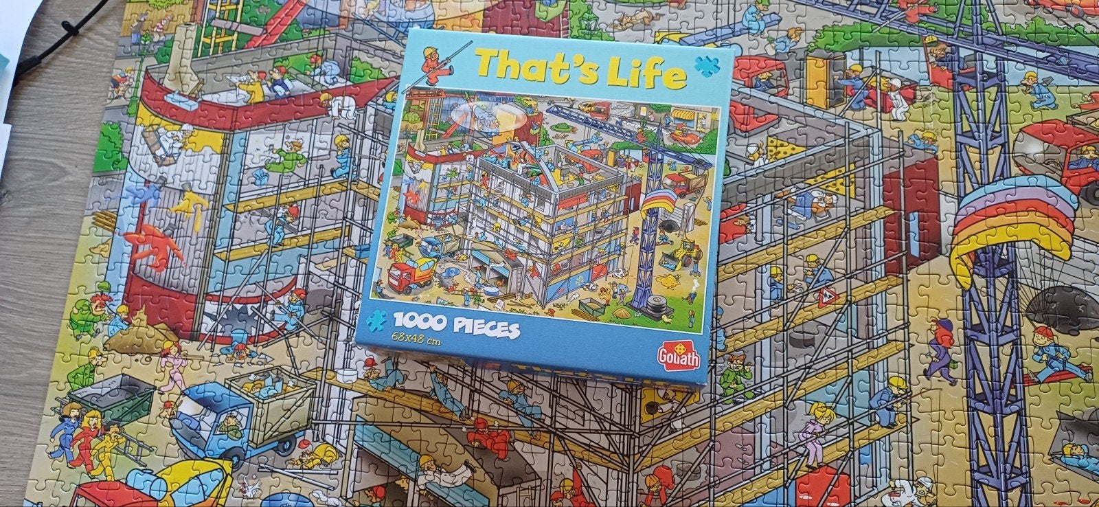 That's life puzzel. De bouwplaats. 1000 stukjes, Ophalen of Verzenden