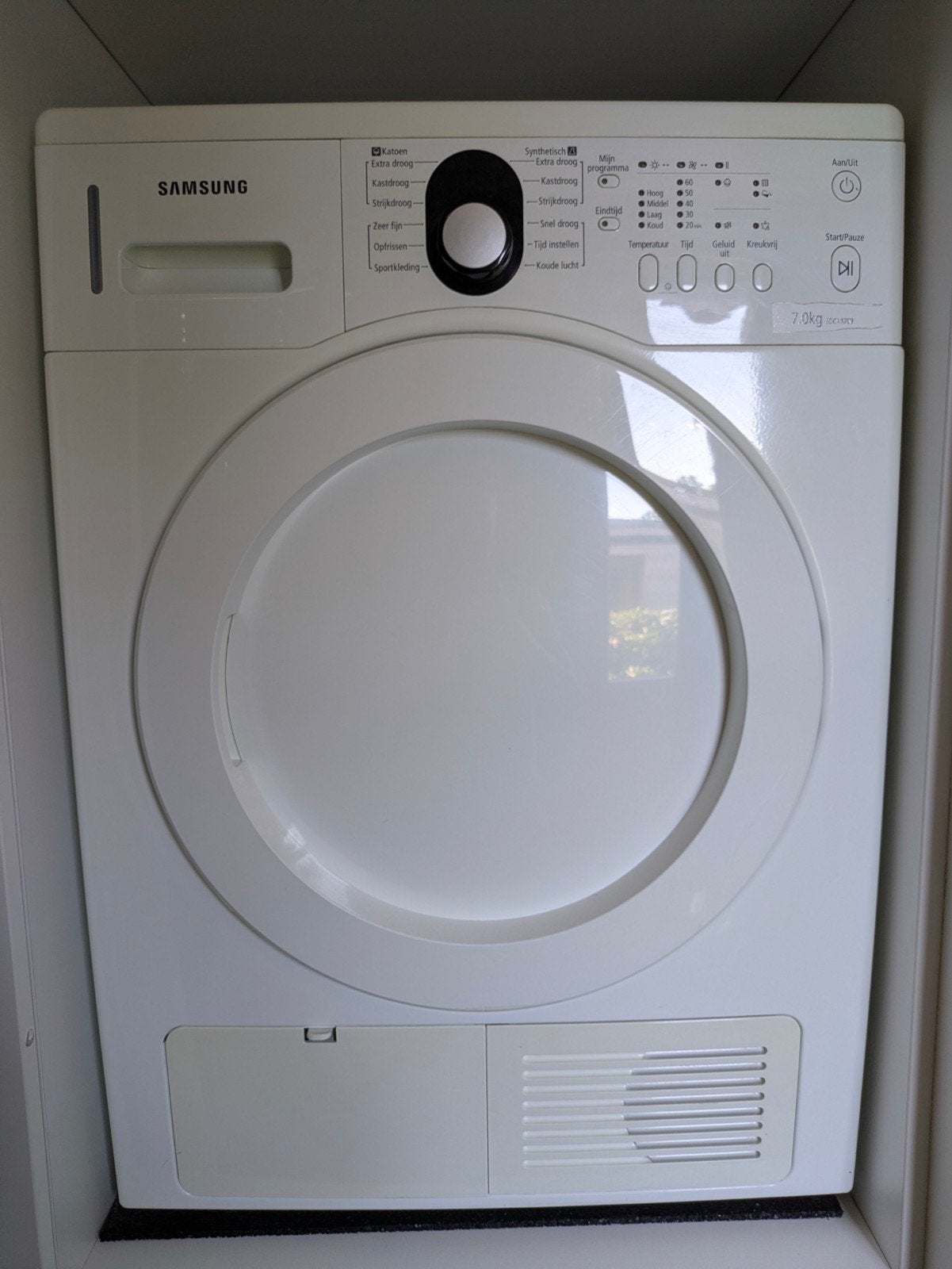 Samsung SDC14709 Condensdroger met Diamond Drum, Ophalen, 6 tot 8 kg, Zo goed als nieuw, 85 tot 90 cm