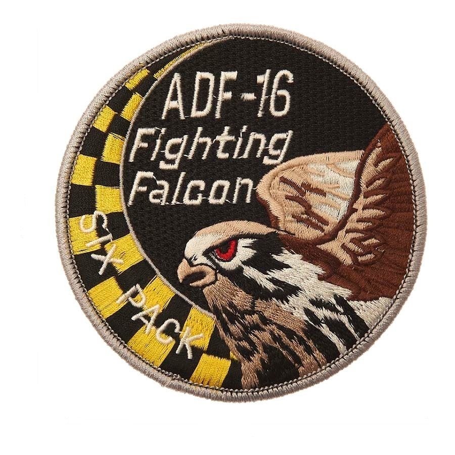 Patch,Embleem,KLU,ADF-16,Fighting,Falcon,Six,Pack,USAF, Verzenden, Luchtmacht, Amerika, Embleem of Badge