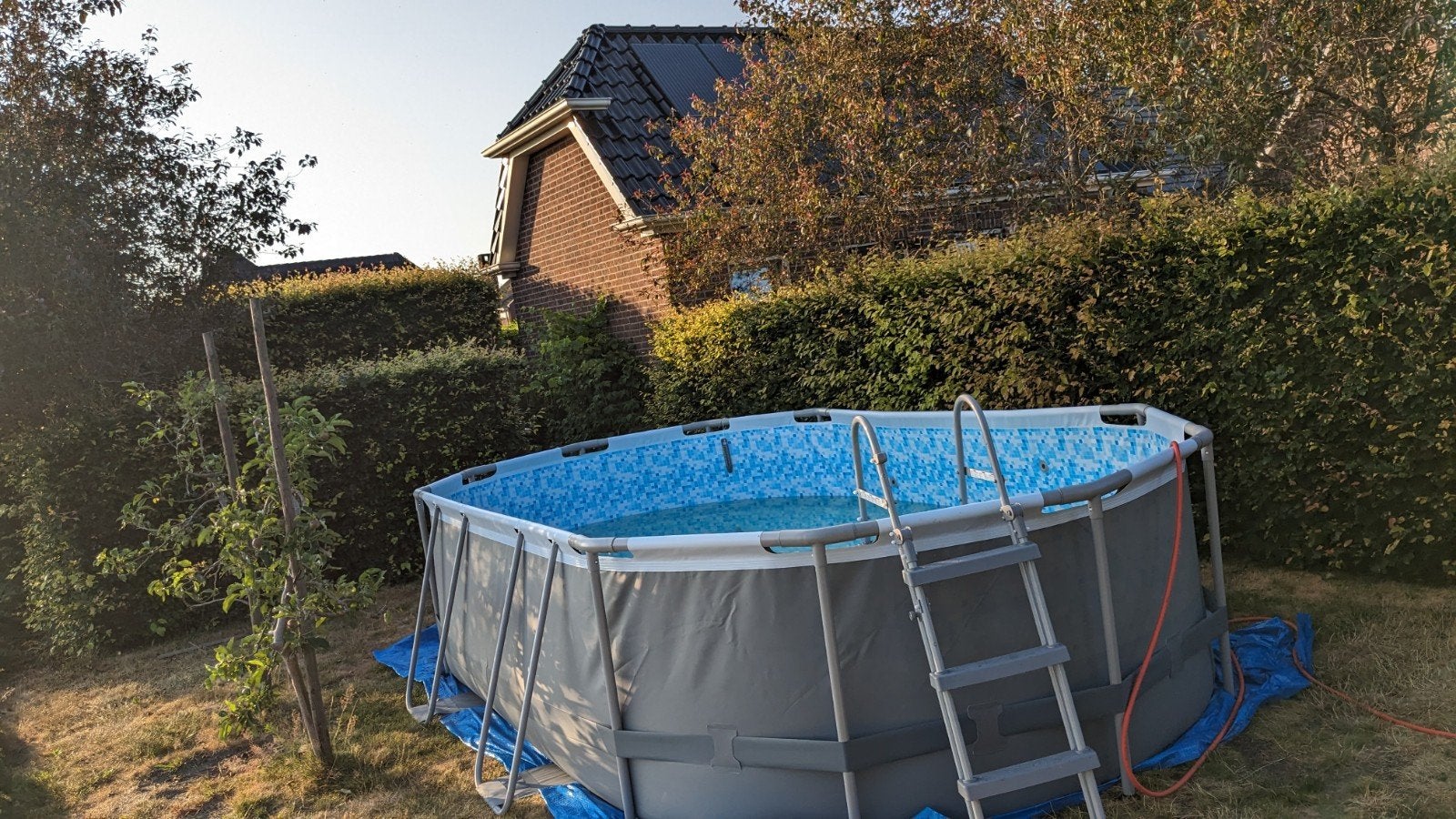 Bestway Power Steel Opzetzwembad 4.88x3.05x1.07m, Tuin en Terras, Ophalen, Gebruikt, 200 tot 300 cm, 80 tot 120 cm