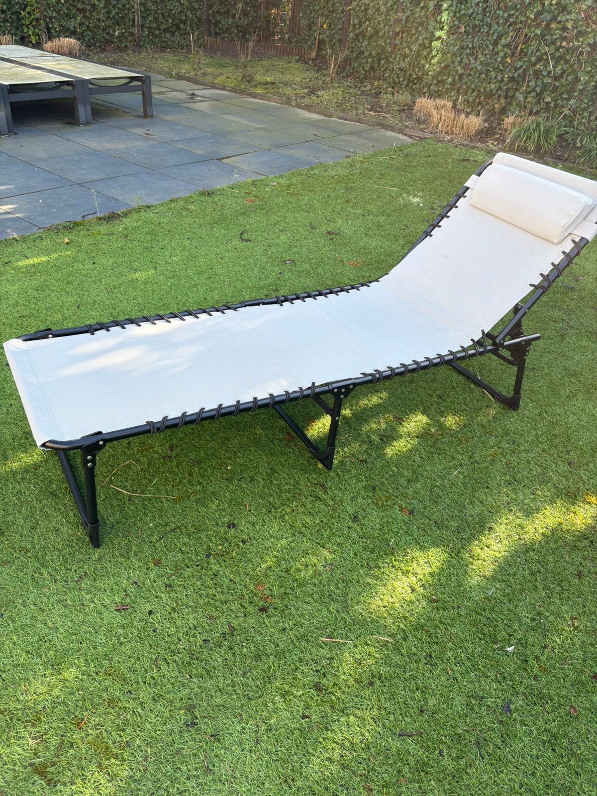 Ligbed 1 x nieuw paco, Caravans en Kamperen, Kampeeraccessoires, Ophalen of Verzenden, Zo goed als nieuw