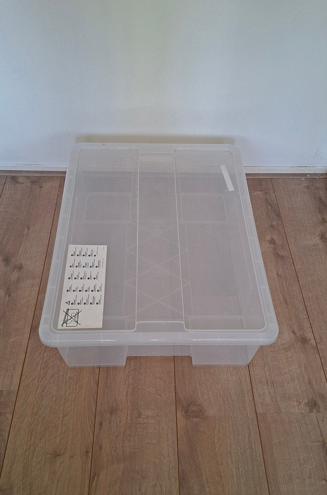 2 stuks Ikea Samla opbergbakken transparant 79x57x18 cm, Doe-het-zelf en Verbouw, Ophalen, Gebruikt, 40 tot 60 cm, 75 tot 100 cm