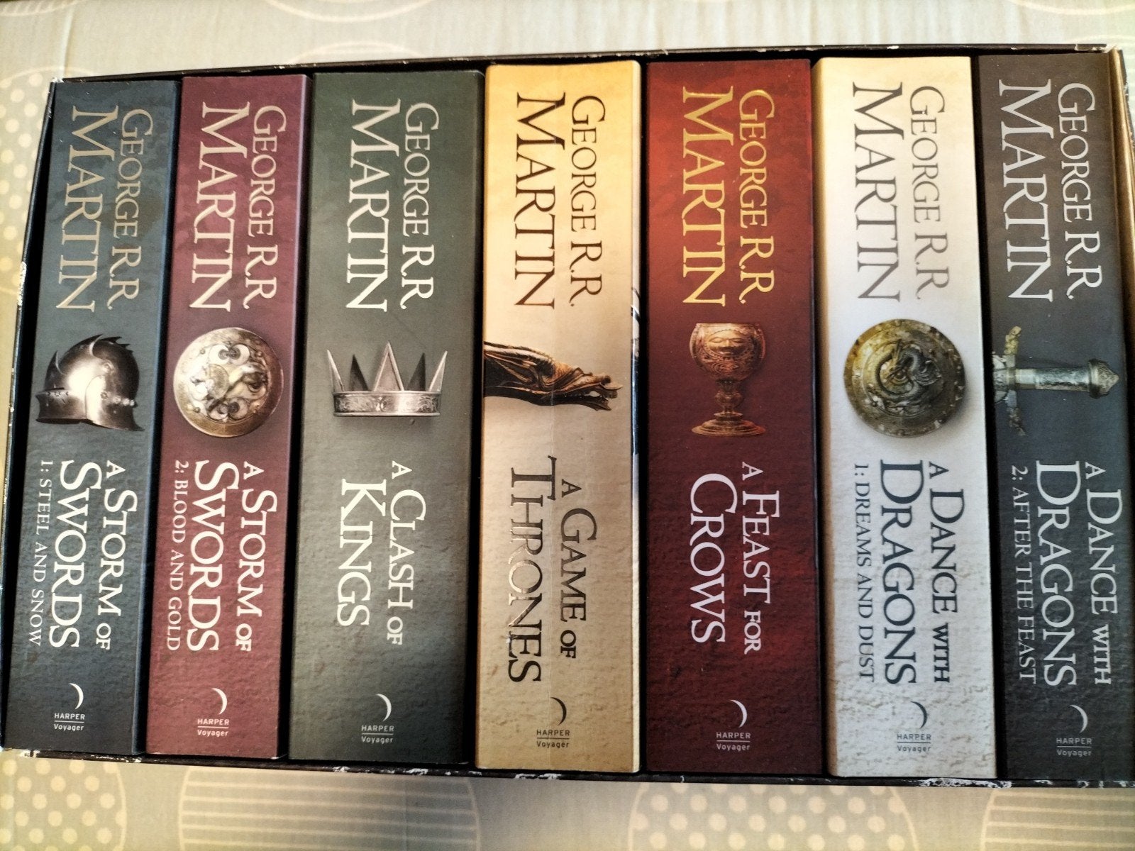 Game of Thrones A Song of Ice and Fire Boekenset, Boeken, Ophalen of Verzenden, Zo goed als nieuw, George R.R. Martin