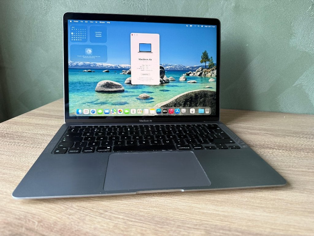 MacBook Air M1, 8GB ram, 512GB ssd, Spacegrey 86% batterij, Computers en Software, Apple Macbooks, Qwerty, 8 GB, 13 inch, 512 GB