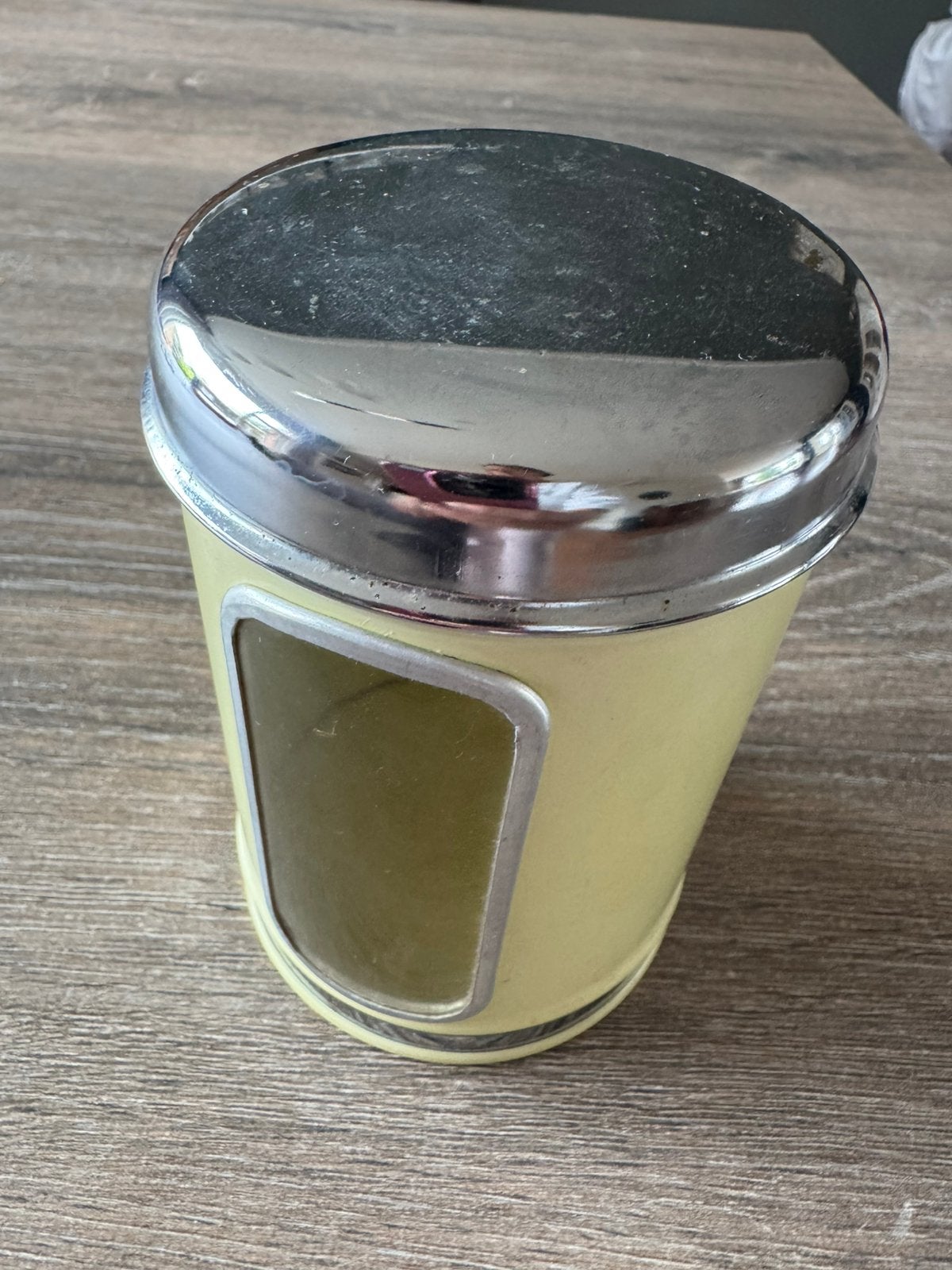 Brabantia retro blikje, Ophalen of Verzenden, Zo goed als nieuw, Overige materialen