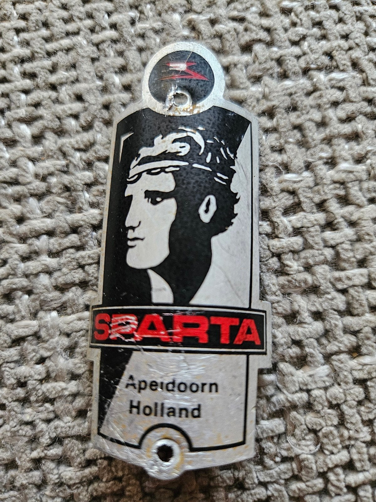 Sparta fietsplaatje - Apeldoorn Holland, Fietsen en Brommers, Ophalen of Verzenden, Gebruikt, Sparta