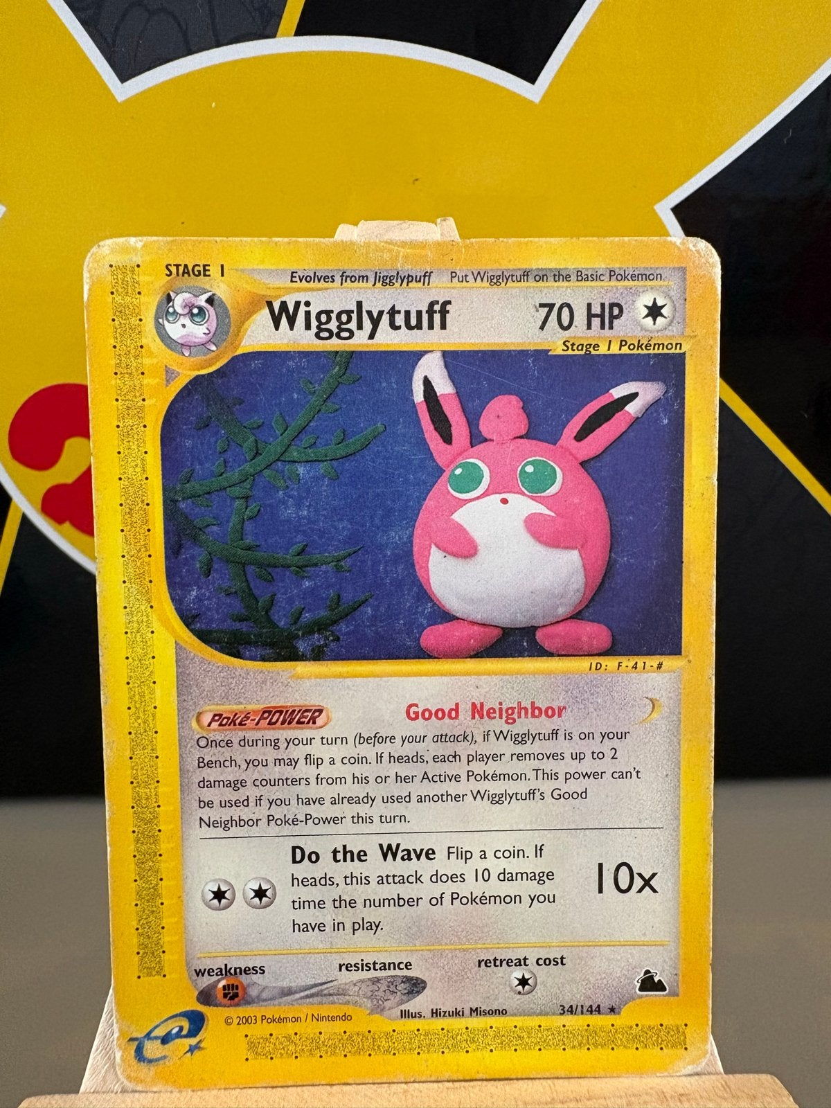 Wigglytuff Pokémon kaart - Skyridge, Ophalen of Verzenden, Gebruikt, Losse kaart