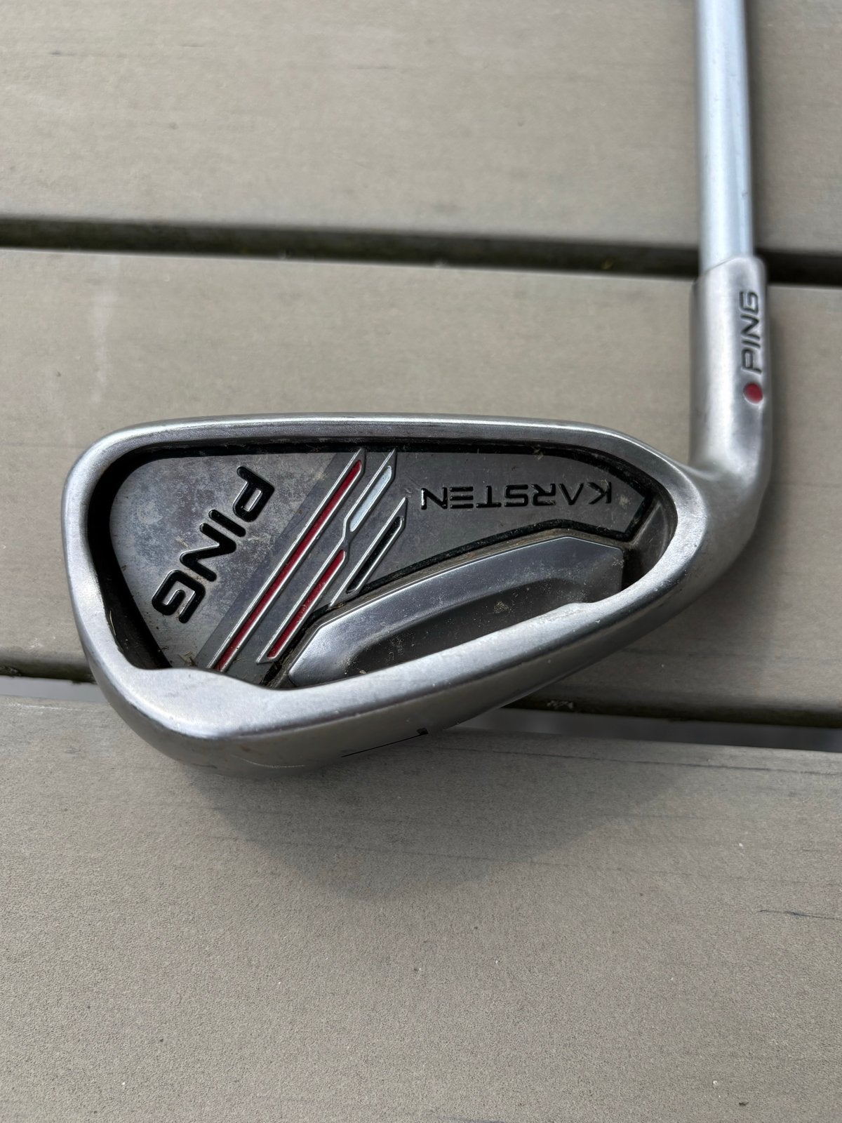Ping Karsten golfclub 7 linkshandig verlengd 102 cm, Ophalen of Verzenden, Gebruikt, Club, Ping