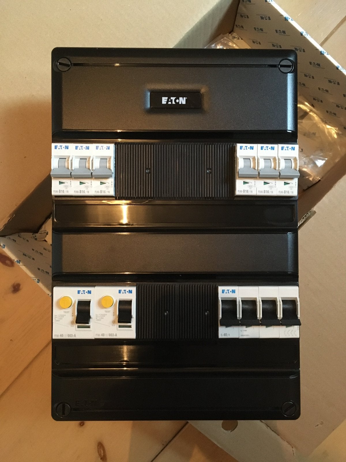 EATON meterkast NIEUW groepenkast 1 of 3 fase ook OPTIES, Ophalen of Verzenden, Nieuw, Overige typen