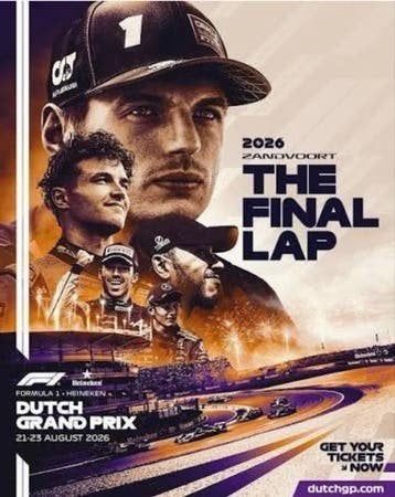 Dutch Grand Prix PIT Grandstand Weekender Formule1 Zandvoort, Tickets en Kaartjes, Drie personen of meer