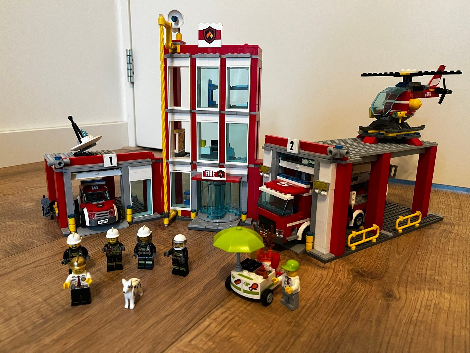 Lego City Brandweerkazerne 60110, Kinderen en Baby's, Speelgoed | Duplo en Lego, Ophalen, City, Lego, Zo goed als nieuw