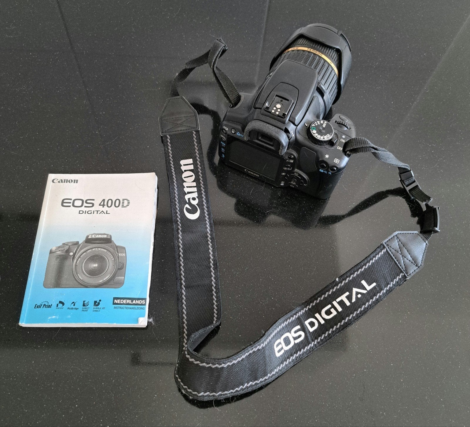 Fotocamera Canon + Tamron lens, Ophalen, Zo goed als nieuw, Canon, 8 keer of meer