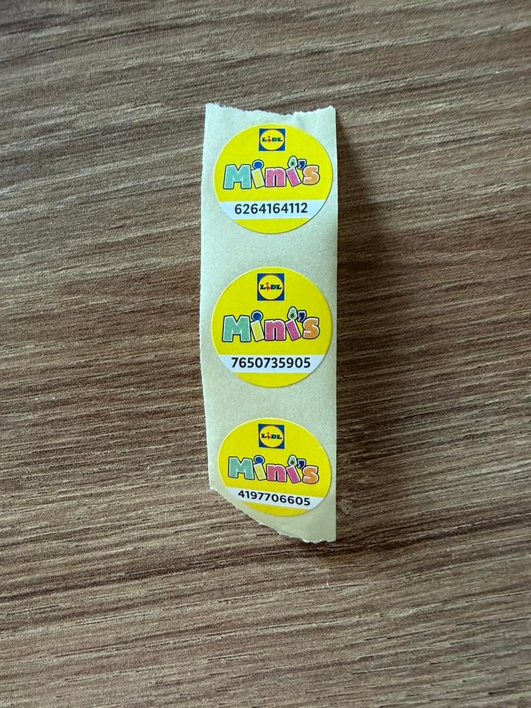 Lidl mini’s zegels, Hobby en Vrije tijd, Spaarzegeltjes, Verzenden, Winkel, Super of Benzinepomp, Zegels, Bonnen of Punten
