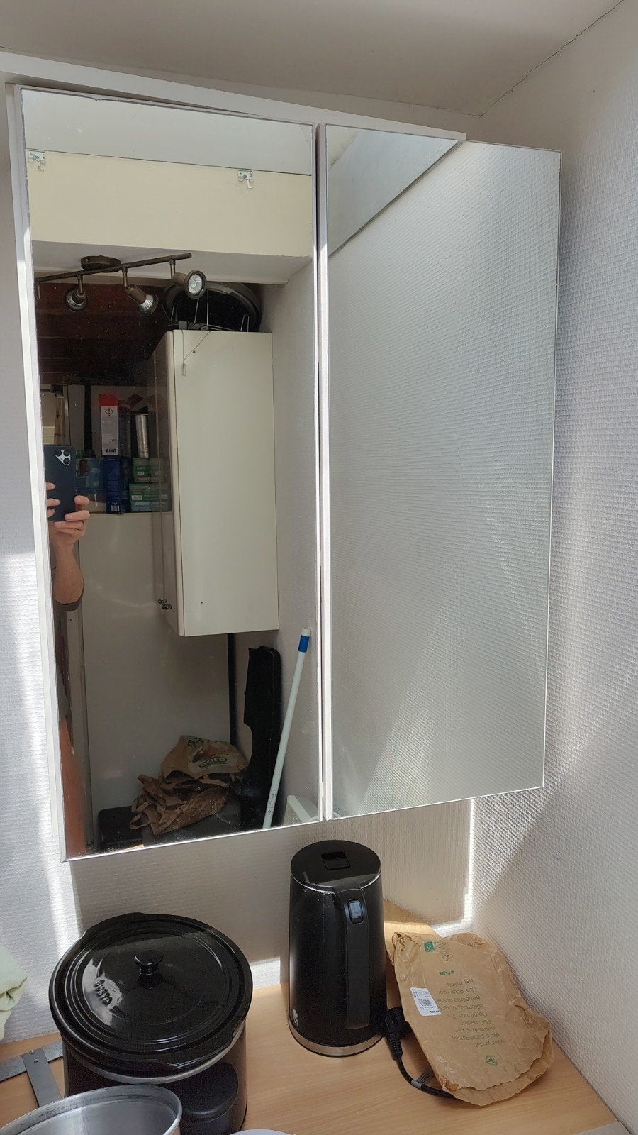 Spiegelkastje 80 cm hoog, Huis en Inrichting, Ophalen, Overige typen, 50 tot 100 cm, Minder dan 100 cm