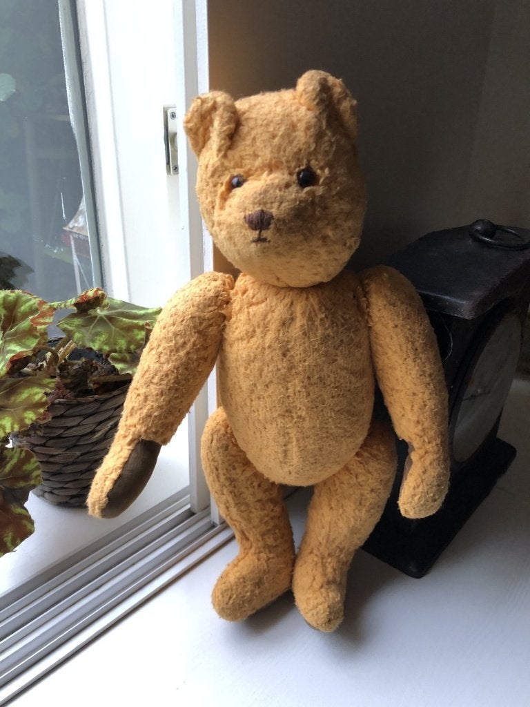 Hele leuke teddybeer handmade beer, Verzamelen, Beren en Cherished Teddies, Ophalen of Verzenden, Zo goed als nieuw, Stoffen beer