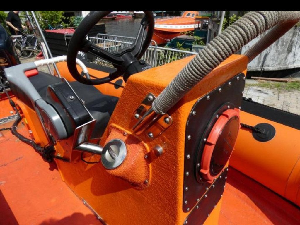 rib boot 5 meter 50pk 4tact, Watersport en Boten, Ophalen, Polyester/glasvezel, Overige merken, Gebruikt
