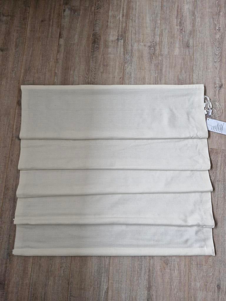 Vouwgordijn creme licht doorlatend 100x140cm, Ophalen of Verzenden, Nieuw