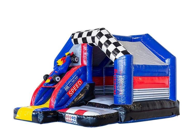 ️ Formule 1 Springkussen – Raceplezier €100, Ophalen, Zo goed als nieuw, Verjaardag