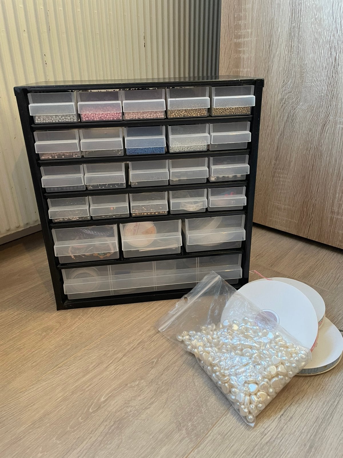 Raaco ladebox icl. mega kralenpakket, Ophalen, Zo goed als nieuw, Overige typen