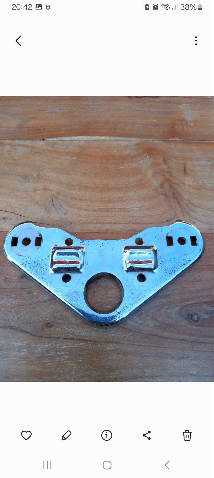 Zundapp stuurplaat 529, Ophalen, Gebruikt, Frame