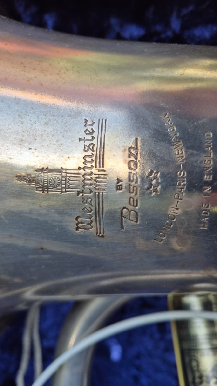 Besson Westminster Euphonium met koffer, Ophalen, Gebruikt, Koperblazer, Met koffer of draagtas