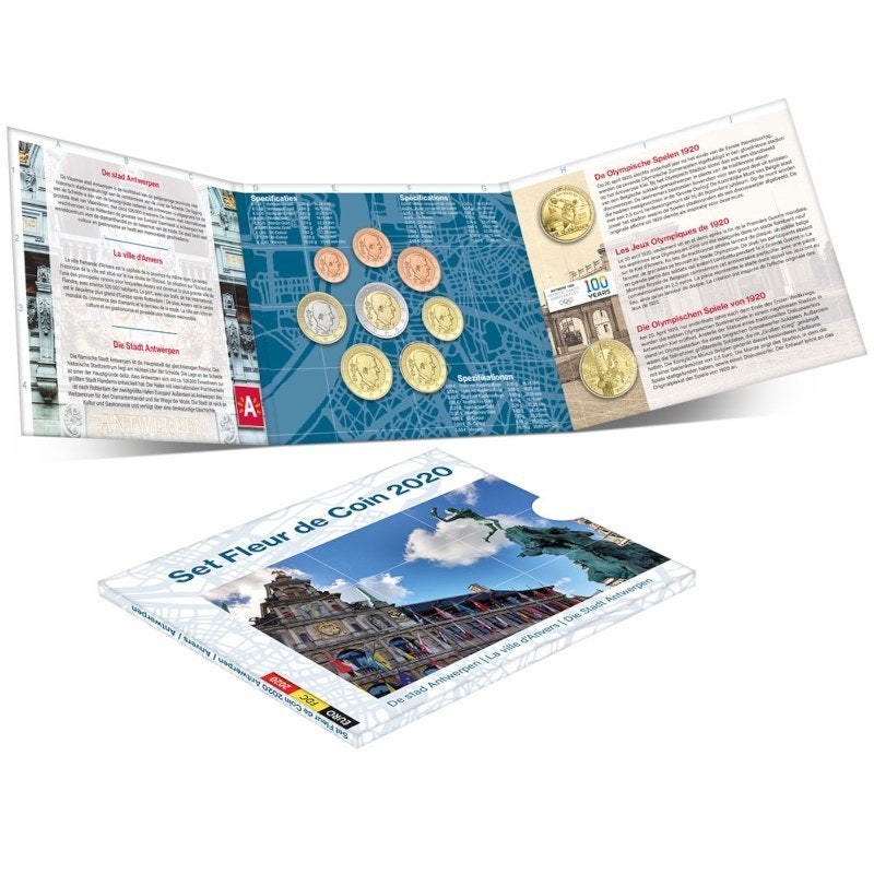 BU set Belgie 2020 - 1 ct t/m 2 euro + 2x 2,5 euro - Blister, Postzegels en Munten, Ophalen of Verzenden, België, Overige waardes