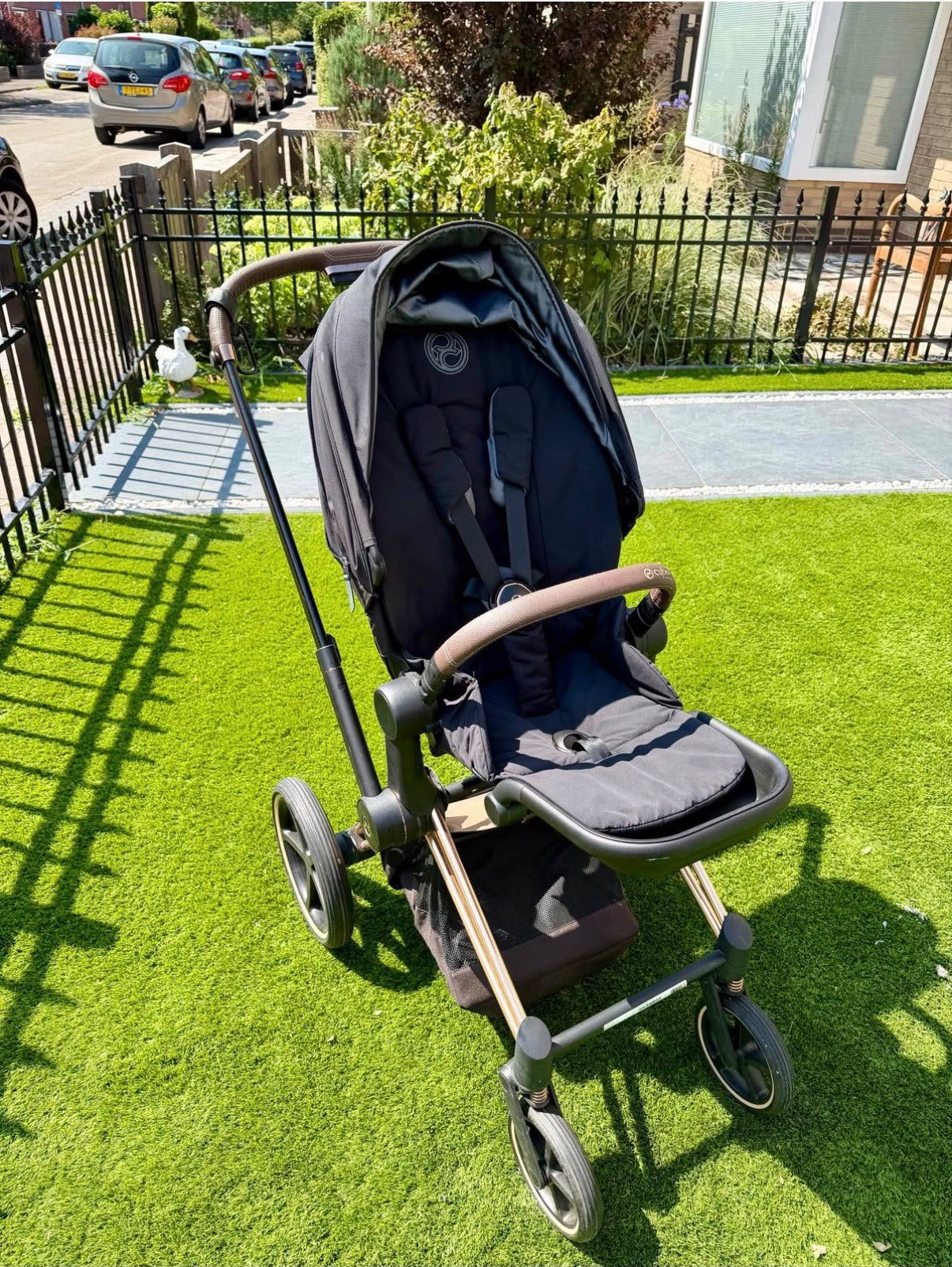 Cybex Priam Stroller – Rose Gold/Black | Excellent Condition, Ophalen, Zo goed als nieuw