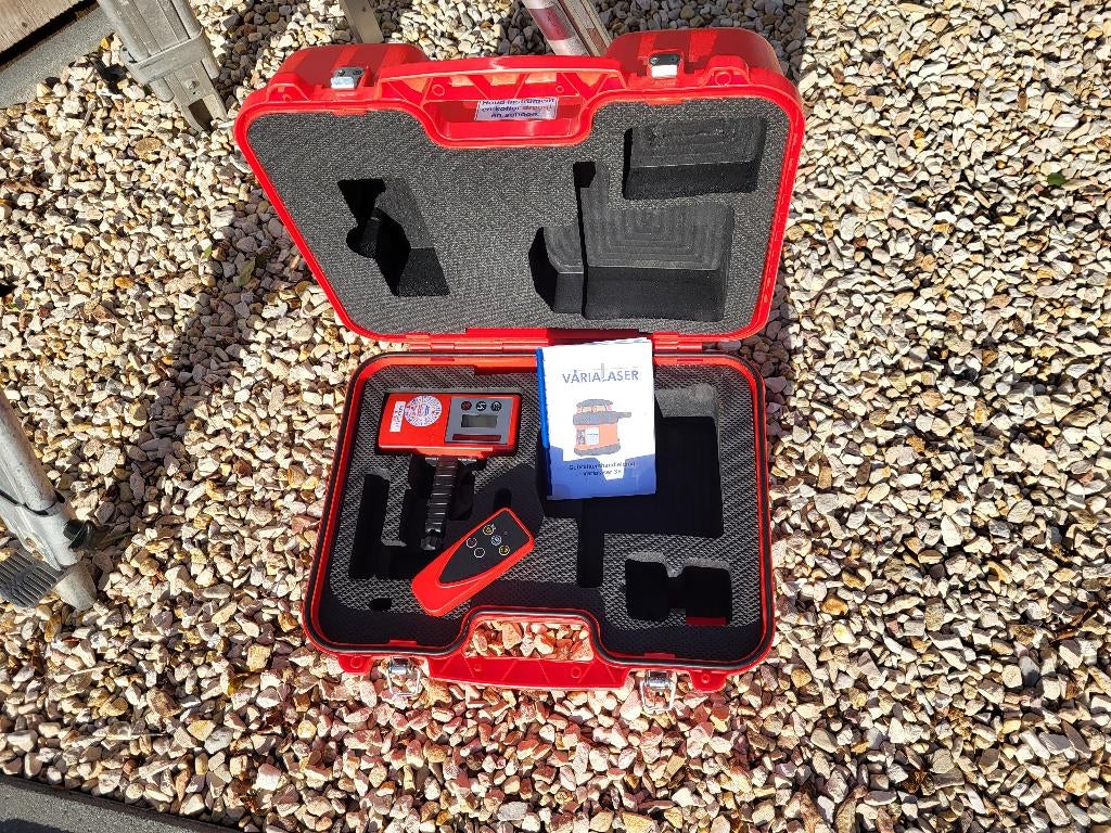 TE HUUR ** Roterende laser ** bouwlaser ** HUREN, Doe-het-zelf en Verbouw, Meetapparatuur, Ophalen, Gebruikt, Overige meters