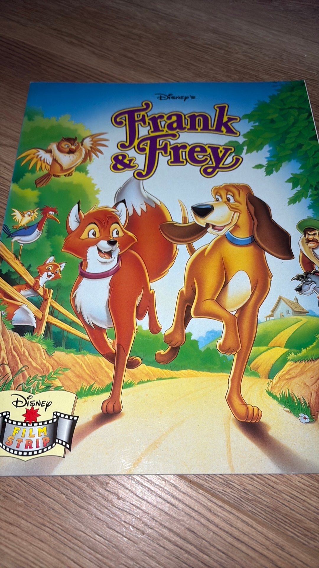 Disney Film Strip van Frank & Frey / The Fox and the Hound., Eén stripboek, Ophalen of Verzenden, Zo goed als nieuw