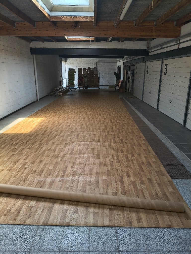 Vinyl vloer (76m2), Huis en Inrichting, Stoffering | Vloerbedekking, Ophalen of Verzenden, Nieuw, Vinyl