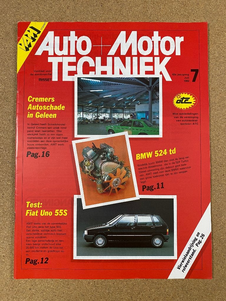 Auto Motor Techniek 7 1983, Verzenden, Gelezen, Algemeen