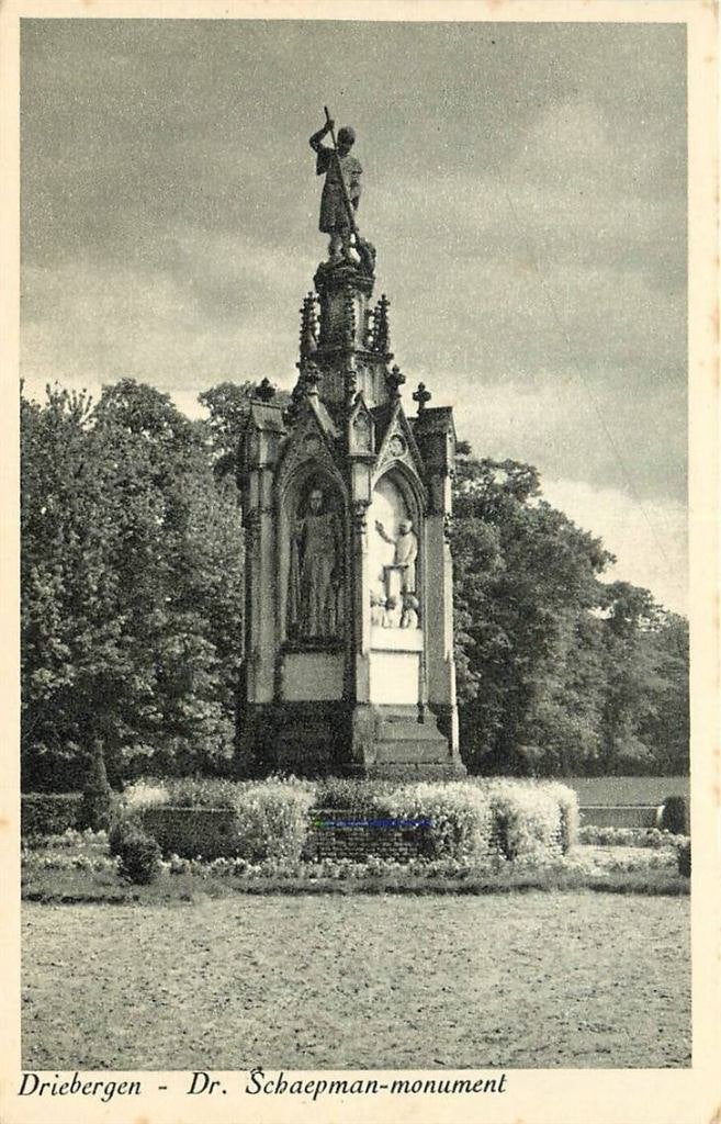 388-344-051 Driebergen-Rijsenburg Dr Schaepman monument, Verzenden, Voor 1920, Utrecht