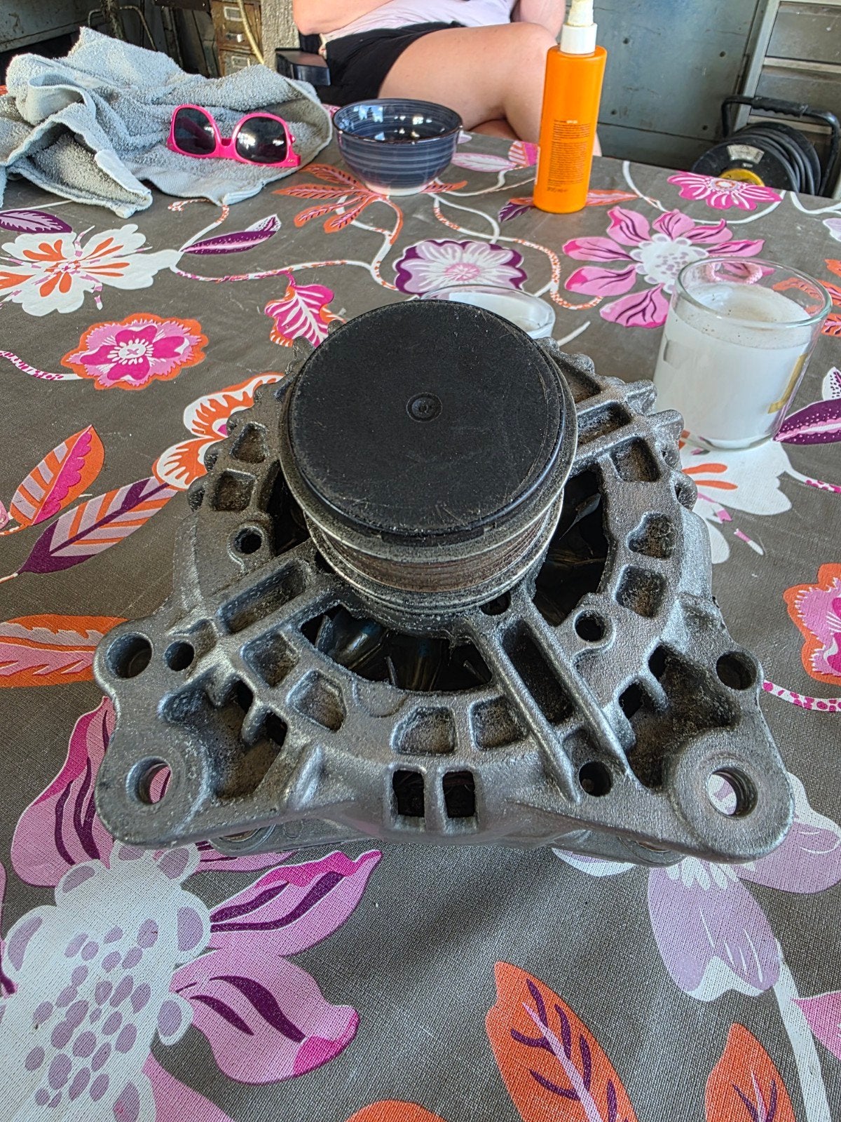 Bosch Dynamo 120A -Gebruikt maar in goede staat golf 4 5 enz, Auto-onderdelen, Ophalen of Verzenden, Gebruikt, Seat