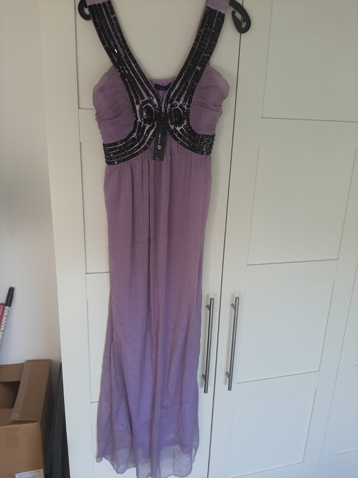 mooie nieuwemaxi  jurk maat m, Kleding | Dames, Paars, Ophalen of Verzenden, Zo goed als nieuw, Maat 36 (S)