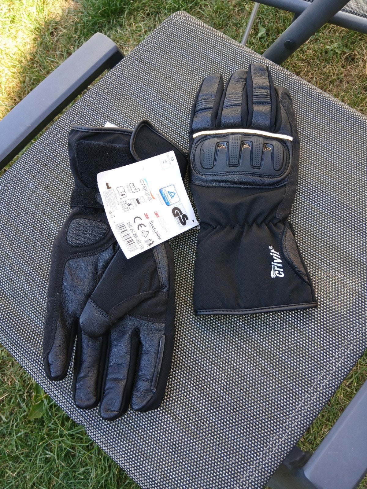 Motorhandschoenen leer maat 10 NIEUW, Motoren, Kleding | Motorkleding, Ophalen, Nieuw met kaartje, Handschoenen, Crivit